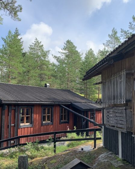 erikois- ja -paikallismuseot: kuvassa arktisen museon Nanoqin ulkonäyttelyn rakennuksia Pietarsaaressa. Kuva: Raija Brännbacka