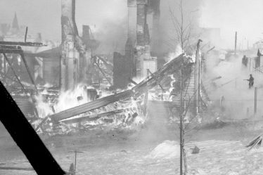 Pommituksen tuhoja Tampereella, Sotamuseo