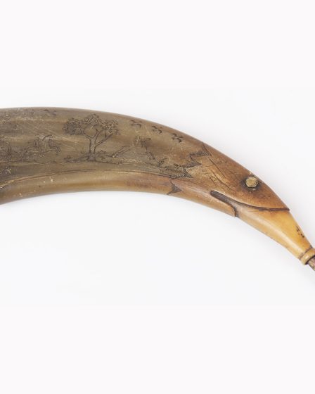 Lehmansarvesta tehty ruutisarvi. Kuva: Satakunnan museo